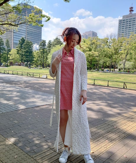 70's Flower quilting gown