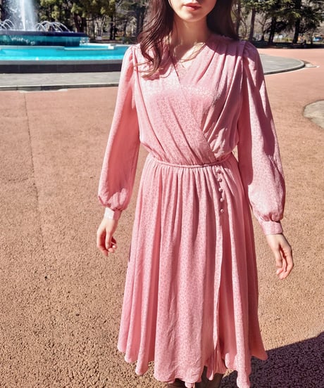Shine floral pink dress