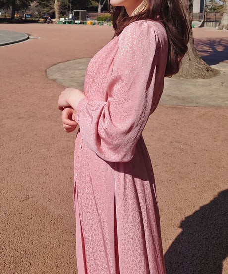 Shine floral pink dress
