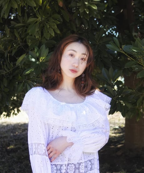 70's Cotton white dress