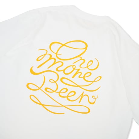 CSN × OMB LETTER LOGO TEE WHITE