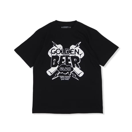 CSN × OMB GOLDEN BEER CLUB LOGO TEE BLACK