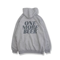 GLUNGE LOGO BIG SIZE HOODIE GRAY