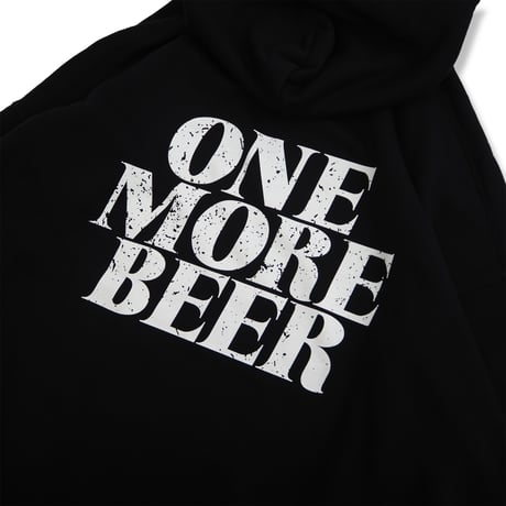 GLUNGE LOGO BIG SIZE HOODIE BLACK
