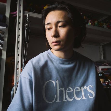 Cheers Big Size Tee BLUE