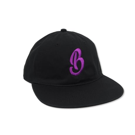 "B"eer LOGO CAP BLACK/PURPLE