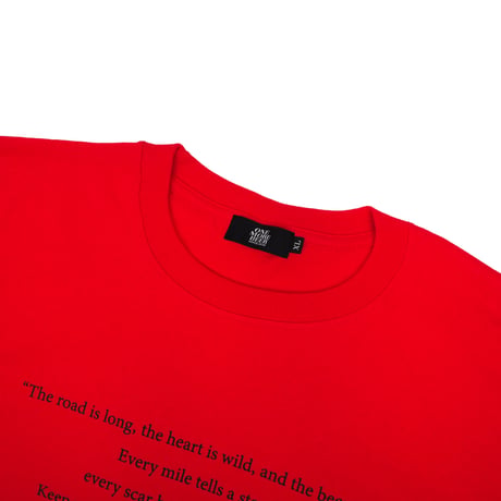LIFE IS THE JOURNEY L/S TEE RED