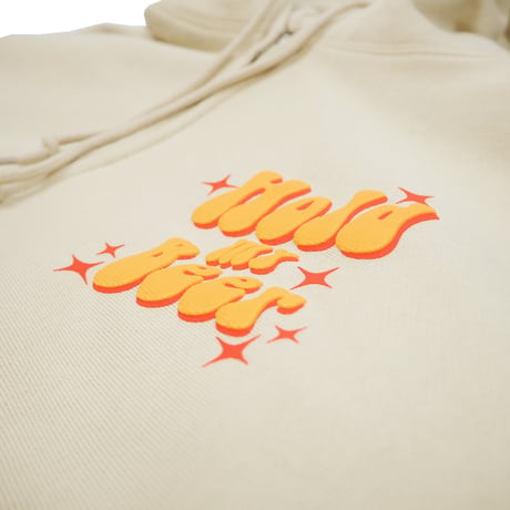 HOLD MY BEER ZIP HOODIE BEIGE