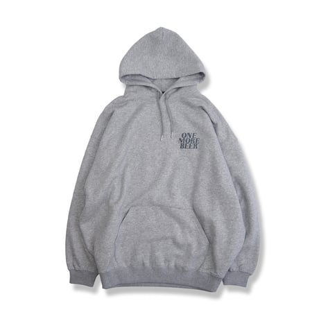 GLUNGE LOGO BIG SIZE HOODIE GRAY