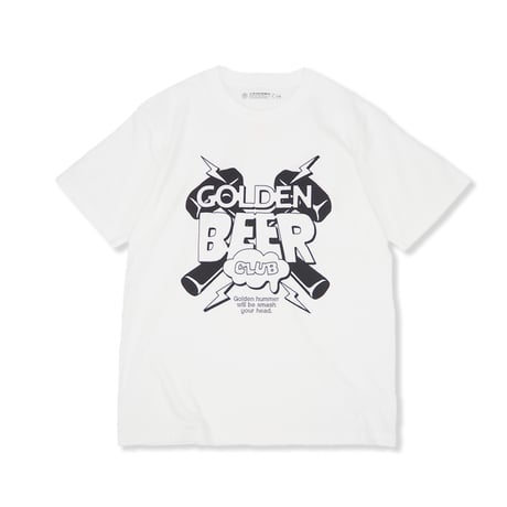 CSN × OMB GOLDEN BEER CLUB LOGO TEE WHITE