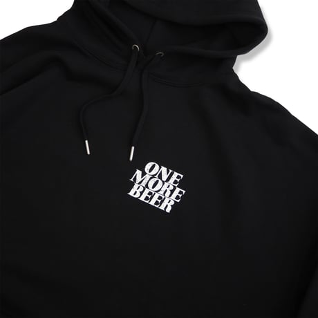 GLUNGE LOGO BIG SIZE HOODIE BLACK