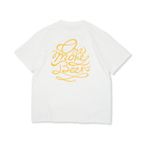 CSN × OMB LETTER LOGO TEE WHITE