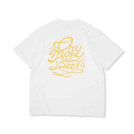 CSN × OMB LETTER LOGO TEE WHITE