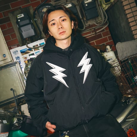 LIGHTNING LOGO BOA JACKET BLACK