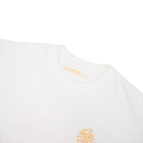 CSN × OMB LETTER LOGO TEE WHITE