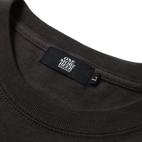 Fresh Head Logo BIGSIZE LS TEE CHARCOAL
