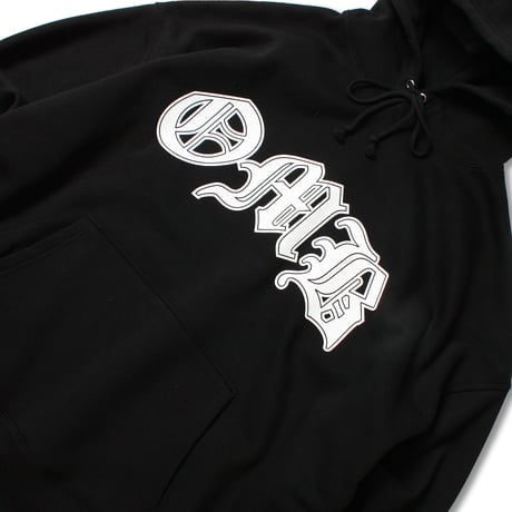 OMB OLD ENGLISH LOGO HOODIE BLACK
