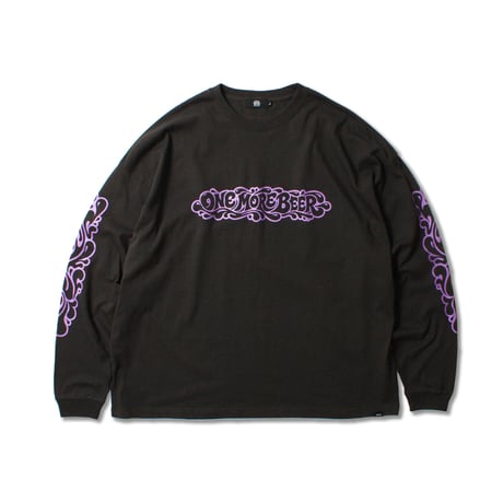 Fresh Head Logo BIGSIZE LS TEE CHARCOAL