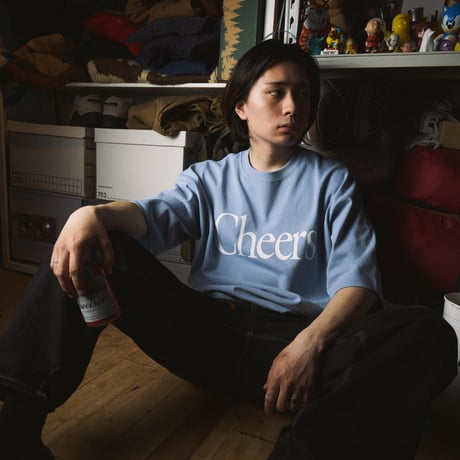 Cheers Big Size Tee BLUE