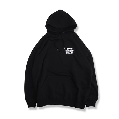 GLUNGE LOGO BIG SIZE HOODIE BLACK