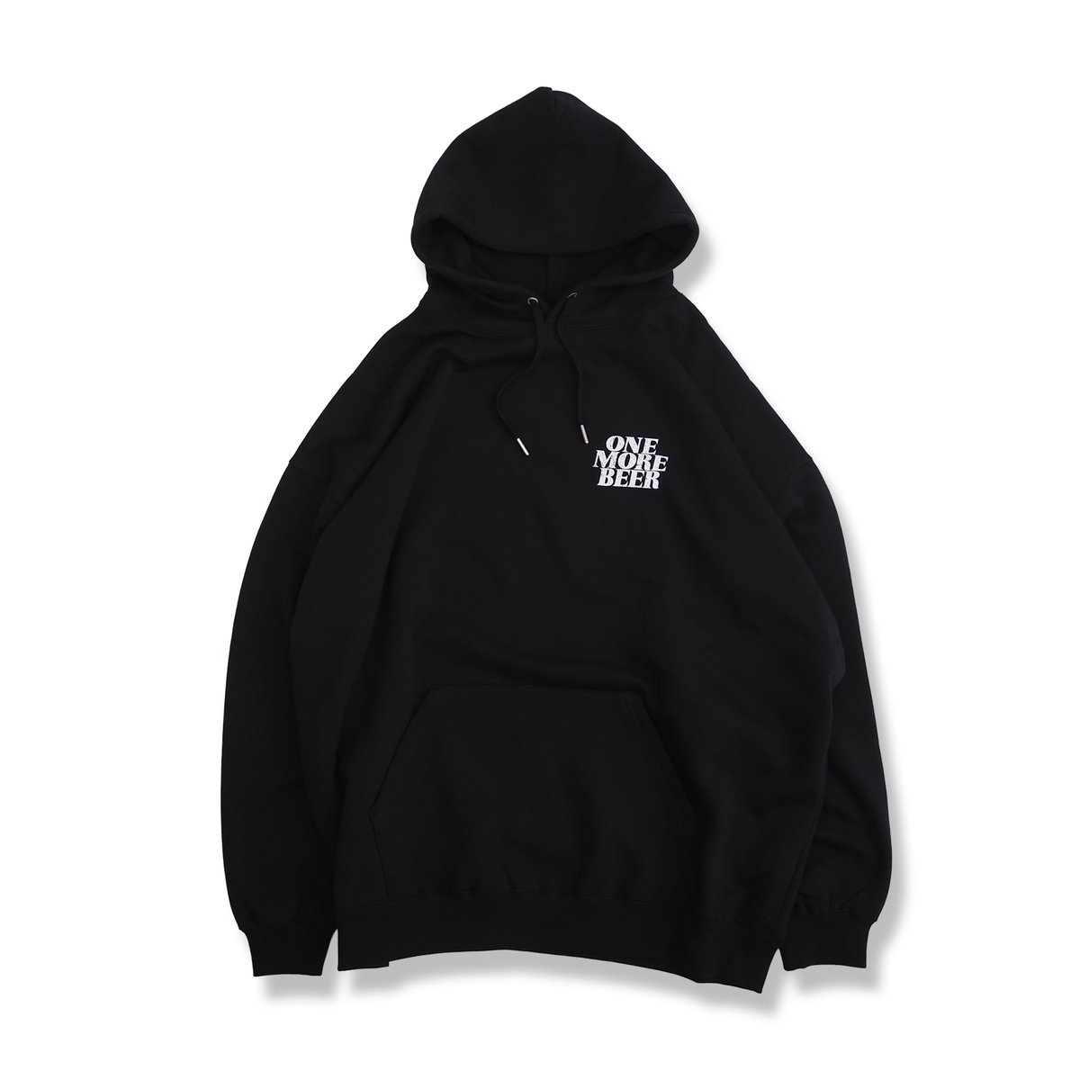 GLUNGE LOGO BIG SIZE HOODIE BLACK | One More Beer