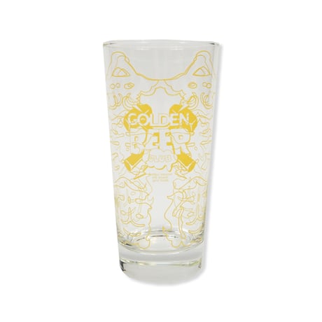 CSN × OMB GOLDEN BEER CLUB LOGO BEER GLASS