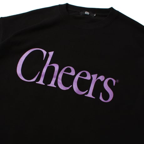 Cheers Big Size Tee BLACK/PURPLE