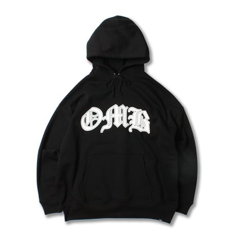 OMB OLD ENGLISH LOGO HOODIE BLACK