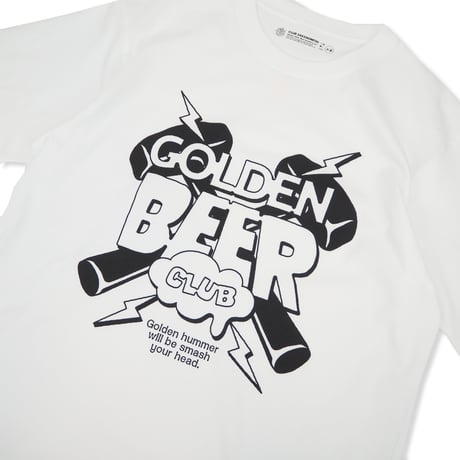 CSN × OMB GOLDEN BEER CLUB LOGO TEE WHITE