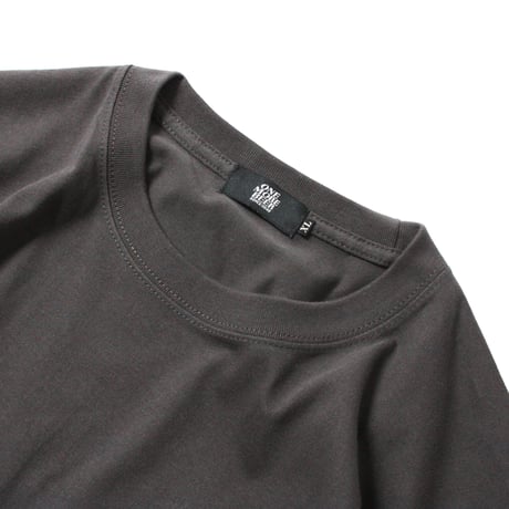 GRUNGE LOGO TEE CHARCOAL