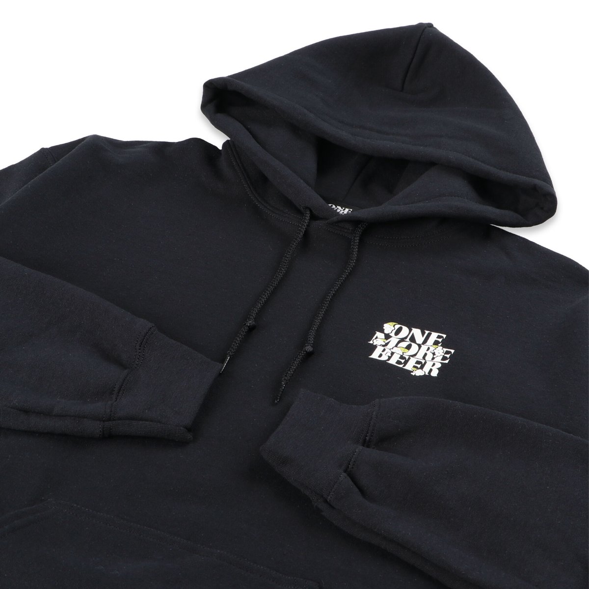 FOAM OG LOGO HOODIE BLACK | One More Beer