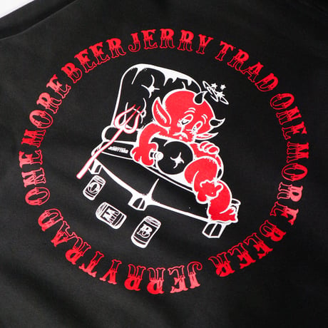 OMB×JERRYTRAD HANGOVER DEVIL HOODIE BLACK