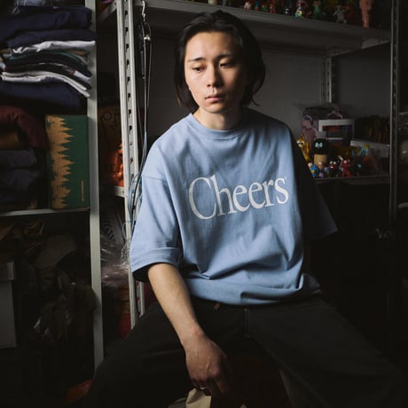 Cheers Big Size Tee BLUE