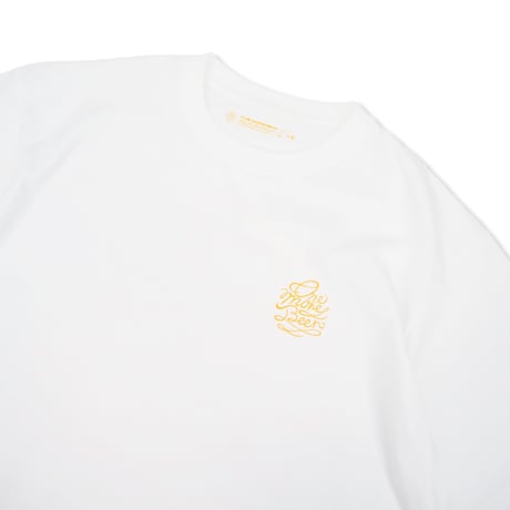 CSN × OMB LETTER LOGO TEE WHITE