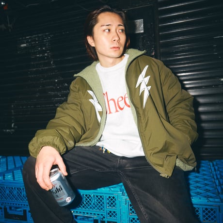 LIGHTNING LOGO BOA JACKET OLIVE