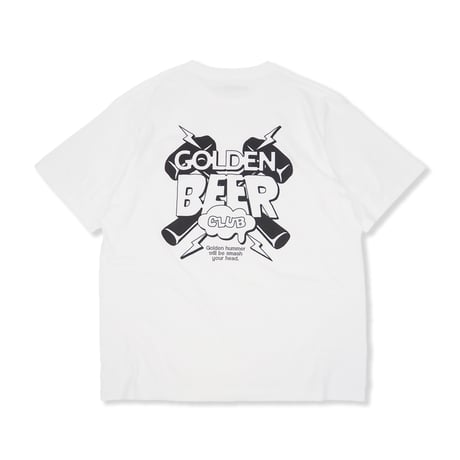 CSN × OMB 金麦酒 LOGO TEE WHITE