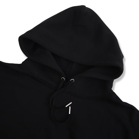 GLUNGE LOGO BIG SIZE HOODIE BLACK