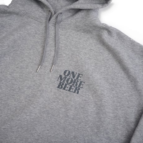 GLUNGE LOGO BIG SIZE HOODIE GRAY