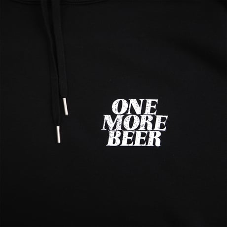 GLUNGE LOGO BIG SIZE HOODIE BLACK