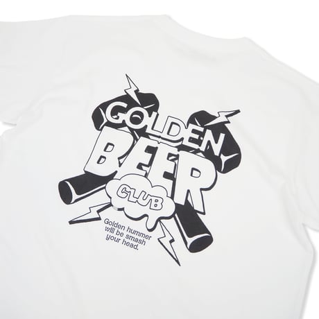 CSN × OMB 金麦酒 LOGO TEE WHITE