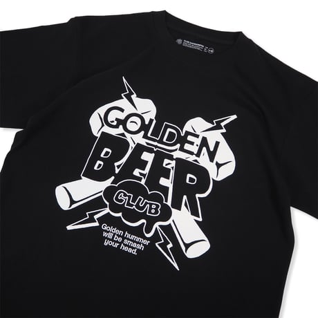 CSN × OMB GOLDEN BEER CLUB LOGO TEE BLACK