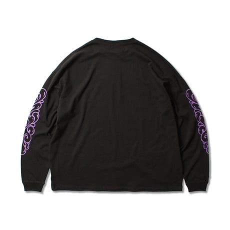 Fresh Head Logo BIGSIZE LS TEE CHARCOAL