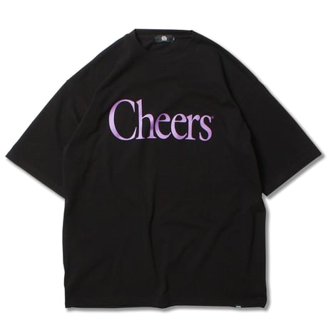 Cheers Big Size Tee BLACK/PURPLE
