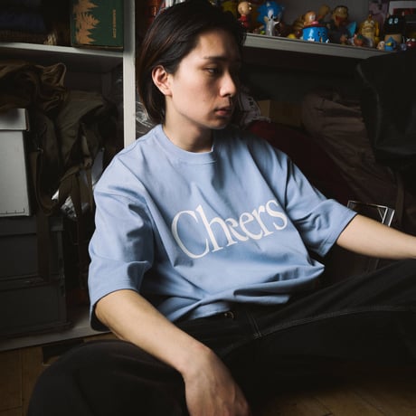 Cheers Big Size Tee BLUE