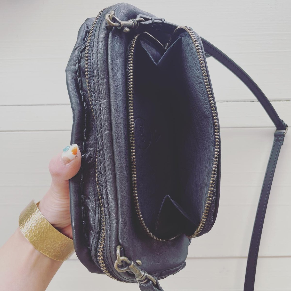 ebagos 長財布 ebagos エバゴス メタリック ソフト長財布