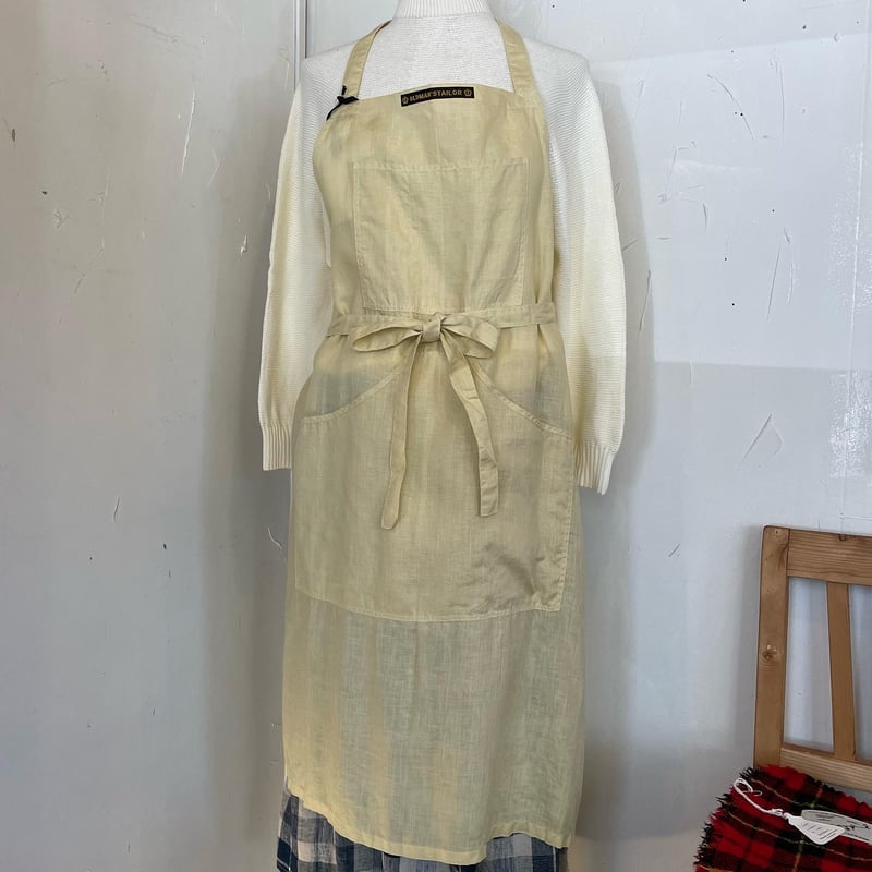 oldmanstailorのリネンフルエプロン | SOMA JAPON STORE 