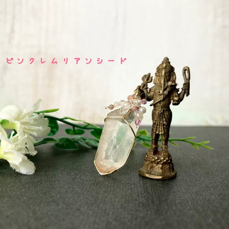 ピンクレムリアンシードクォーツ∞ペンダントトップ | CRYSTAL∞SEED ピンクレムリアンシードクォーツ∞ペンダントトップ | CRYSTAL∞SEED