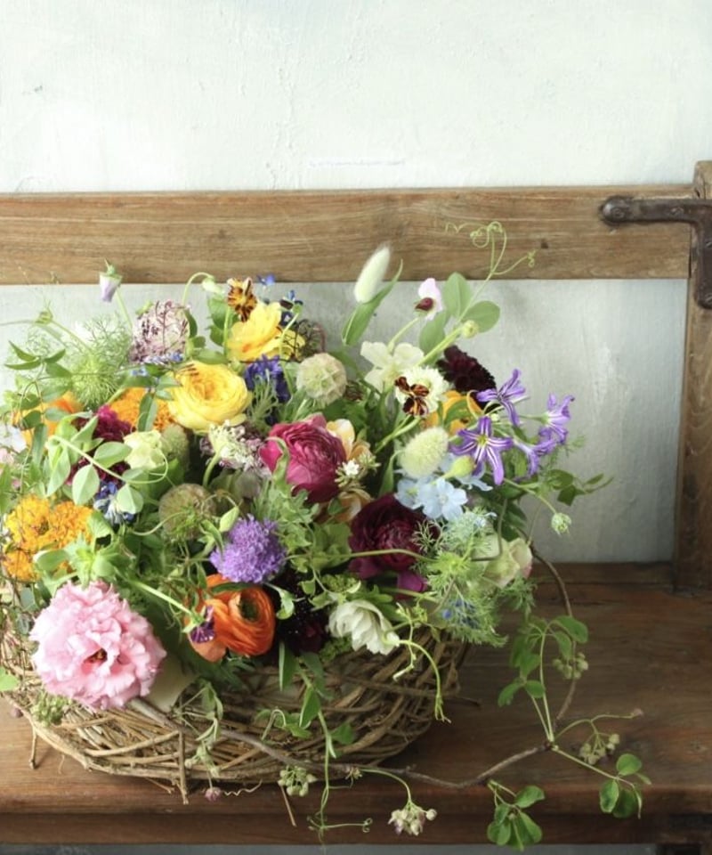 発送】季節のバスケットアレンジXXL※4営業日前までにご注文下さい