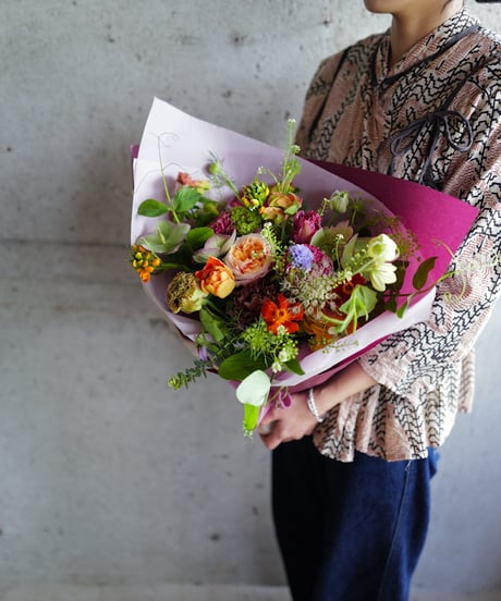 【来店引き取り限定】2025  Mother`s week （5/5〜5/11） bouquet  M
