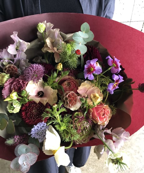 【来店引き取り限定】2025 Mother`s week （5/5〜5/11） bouquet  L
